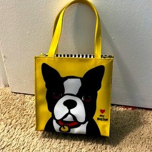 Marc Tetro I Love My Boston Yellow Handbag